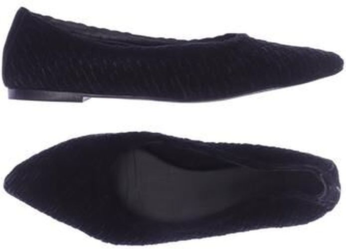 Damen Ballerinas, schwarz, Gr. EU 41, Leder - Second Hand - Hallhuber - Modalova