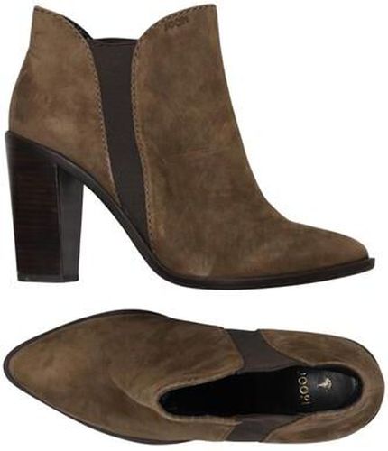 Damen Stiefelette, braun, Gr. EU 38.5, Leder - Second Hand - Joop! - Modalova