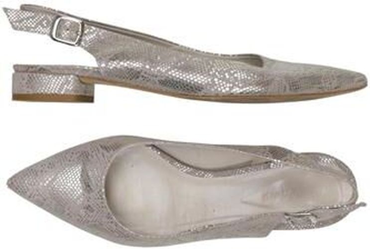 Damen Sandale, grau, Gr. EU 40, Leder - Second Hand - Kämpgen - Modalova