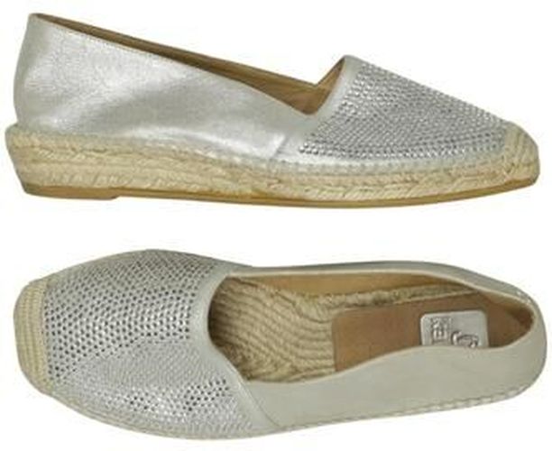 Damen Halbschuh, silber, Gr. EU 38, Leder - Second Hand - Kanna - Modalova