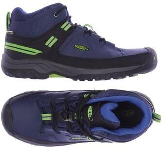 Damen Stiefelette, blau, Gr. EU 37, Leder - Second Hand - Keen - Modalova