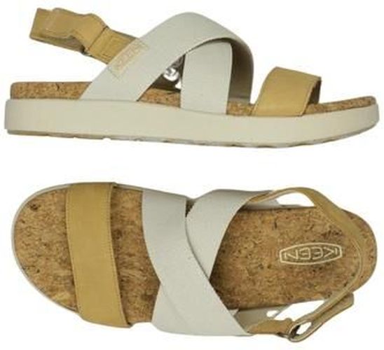 Damen Sandale, cremeweiß, Gr. EU 39.5, Leder - Second Hand - Keen - Modalova
