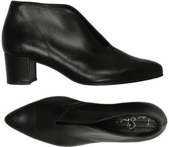 Damen Stiefelette, schwarz, Gr. EU 38, Leder - Second Hand - La Shoe - Modalova