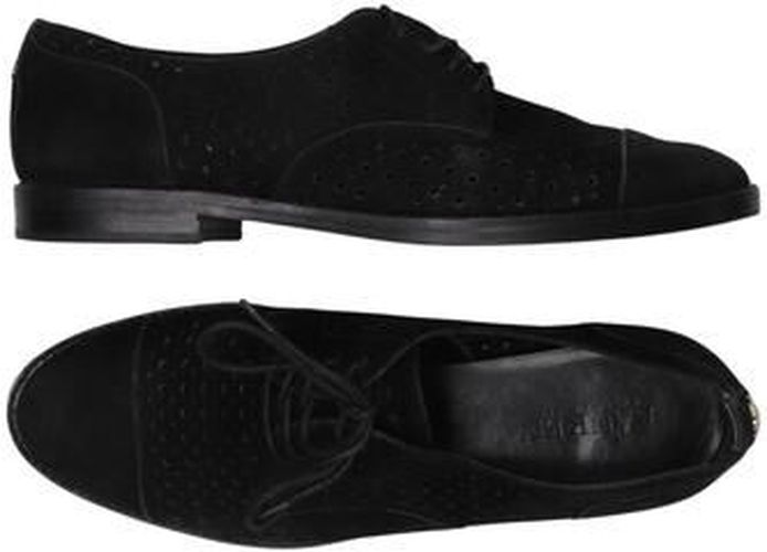 Damen Halbschuh, schwarz, Gr. EU 38 (US 7), Leder - Second Hand - LAUREN Ralph Lauren - Modalova