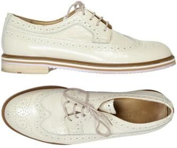 Damen Halbschuh, cremeweiß, Gr. EU 38.5 (UK 5.5), Leder - Second Hand - LLOYD - Modalova