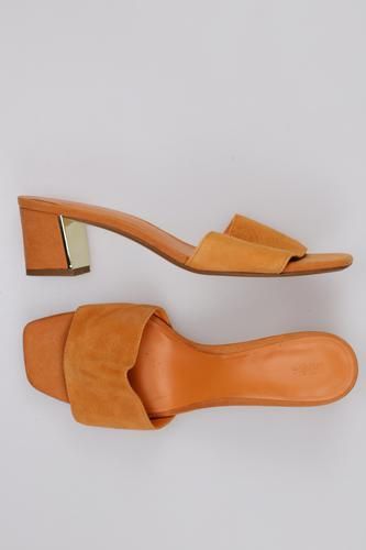 Damen Sandale, orange, Gr. EU 37 - Second Hand - Mango - Modalova