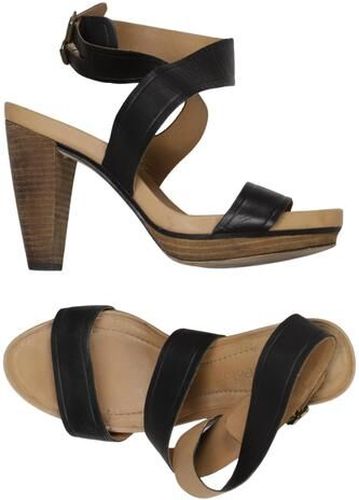 Marc O' Polo Sandale, schwarz, Gr. EU 38, Leder - Second Hand - Marc O'Polo - Modalova