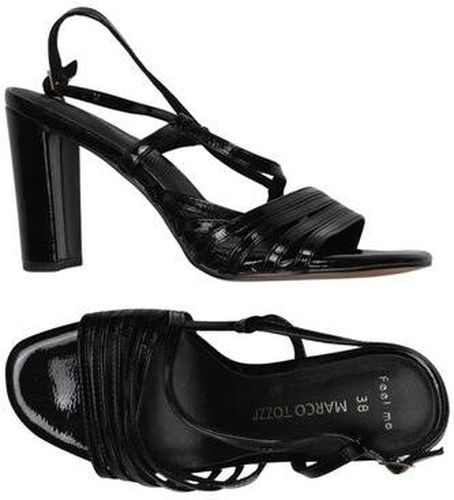 Damen Sandale, schwarz, Gr. EU 38 - Second Hand - Marco tozzi - Modalova