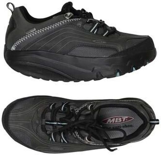 Damen Halbschuh, grau, Gr. EU 36.5, Leder - Second Hand - MBT - Modalova