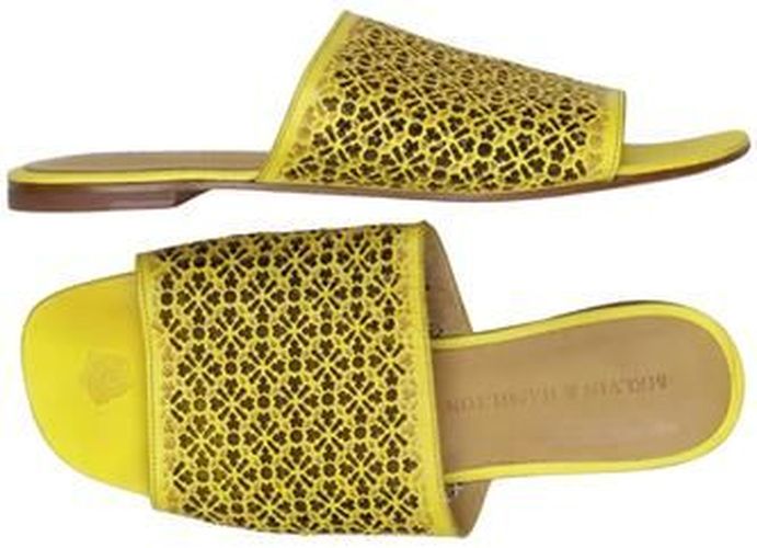 Damen Sandale, gelb, Gr. EU 37, Leder - Second Hand - Melvin & Hamilton - Modalova