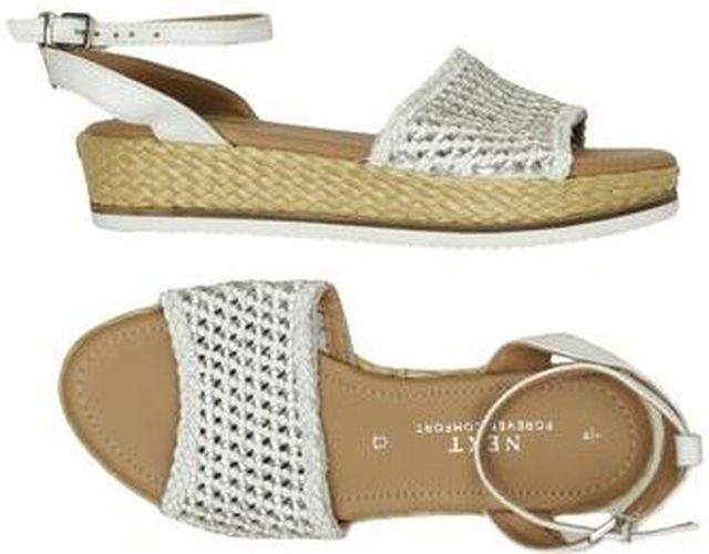 Damen Sandale, weiß, Gr. EU 38 - Second Hand - Next - Modalova