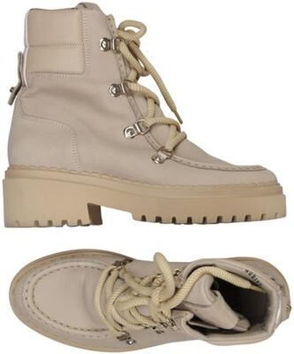 Damen Stiefelette, beige, Gr. EU 38 - Second Hand - Nubikk - Modalova