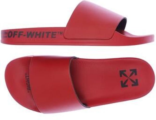 Damen Sandale, rot, Gr. EU 40 - Second Hand - Off White - Modalova