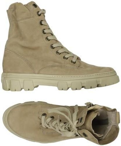 Damen Stiefel, beige, Gr. EU 40.5 (UK 7), Leder - Second Hand - Paul green - Modalova
