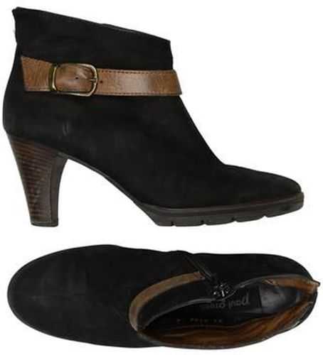 Damen Stiefelette, schwarz, Gr. EU 37 (UK 4), Leder - Second Hand - Paul green - Modalova