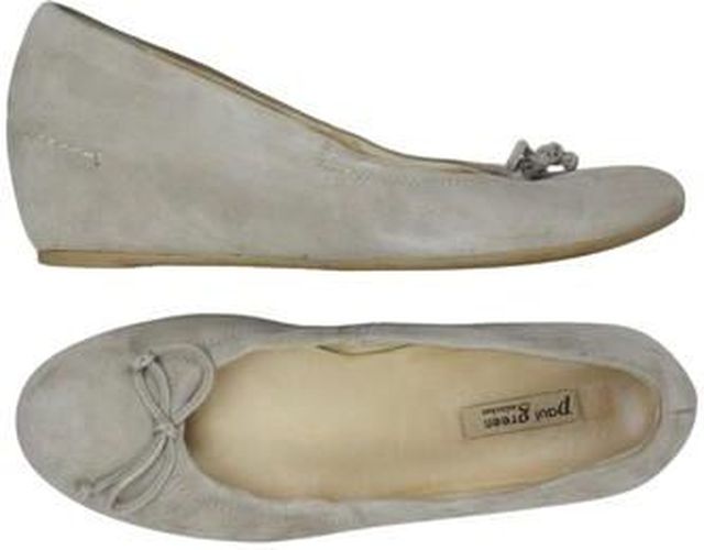 Damen Ballerinas, grau, Gr. EU 36 (UK 3.5), Leder - Second Hand - Paul green - Modalova