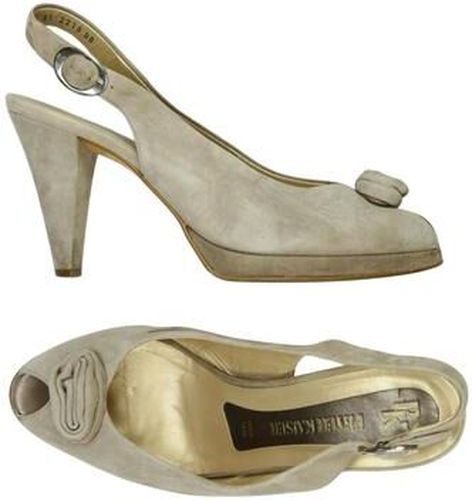 Peter Damen Sandale, beige, Gr. EU 39 (UK 6), Leder - Second Hand - Kaiser - Modalova