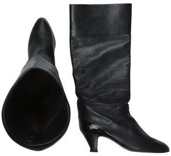 Peter Damen Stiefel, schwarz, Gr. EU 38 (UK 5), Leder - Second Hand - Kaiser - Modalova