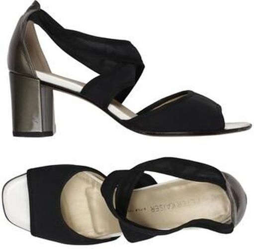 Peter Damen Sandale, schwarz, Gr. EU 40.5 (UK 7), Leder - Second Hand - Kaiser - Modalova
