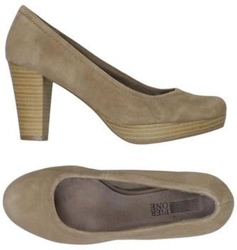 Damen Pumps, beige, Gr. EU 37 - Second Hand - Pier One - Modalova
