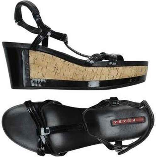 Damen Sandale, schwarz, Gr. EU 39 - Second Hand - Prada - Modalova
