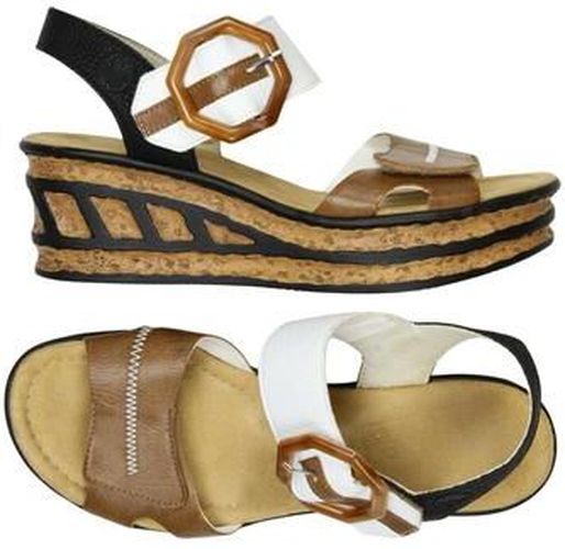 Damen Sandale, mehrfarbig, Gr. EU 39, Kunstleder - Second Hand - Rieker - Modalova