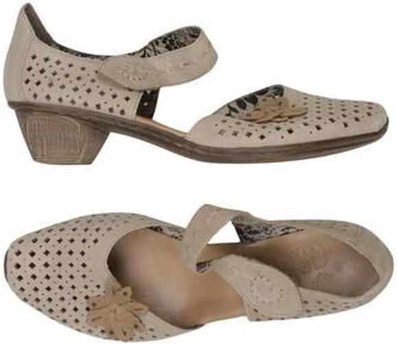 Damen Pumps, beige, Gr. EU 39, Leder - Second Hand - Rieker - Modalova