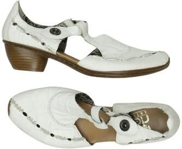 Damen Pumps, weiß, Gr. EU 38, Leder - Second Hand - Rieker - Modalova