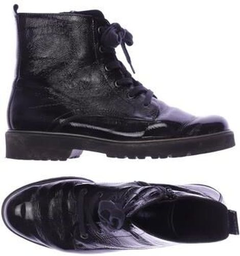 Damen Stiefelette, schwarz, Gr. EU 41.5 (UK 8), Leder - Second Hand - Semler - Modalova