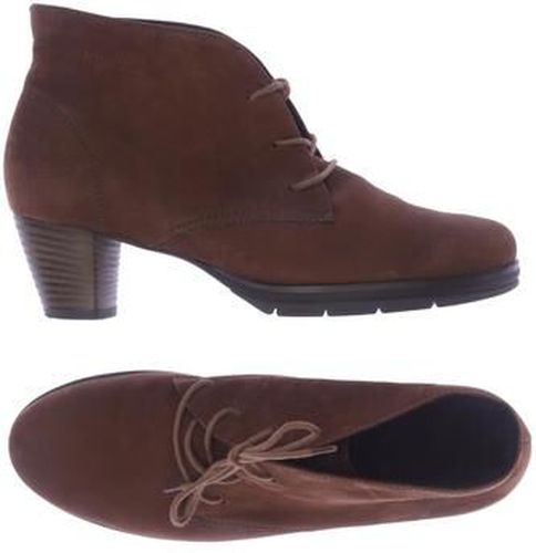 Damen Stiefelette, braun, Gr. EU 38.5 (UK 5.5), Leder - Second Hand - Semler - Modalova