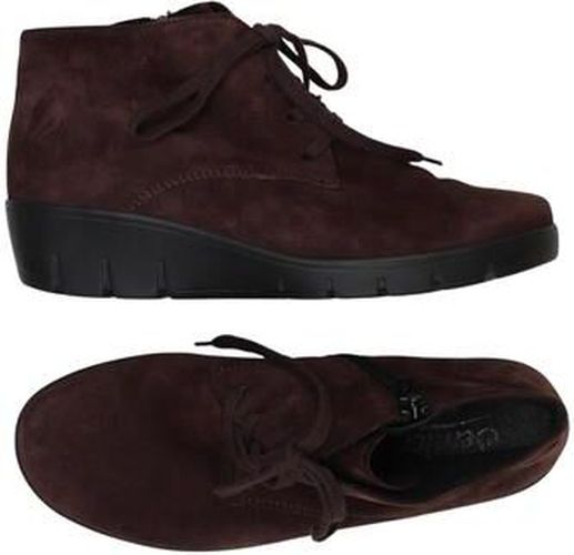 Damen Stiefelette, bordeaux, Gr. EU 37.5 (UK 4.5), Leder - Second Hand - Semler - Modalova