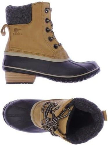 Damen Stiefelette, braun, Gr. EU 37, Leder - Second Hand - Sorel - Modalova