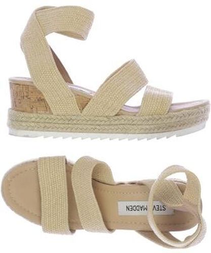Damen Sandale, beige, Gr. EU 36.5 (US 6) - Second Hand - Steve madden - Modalova
