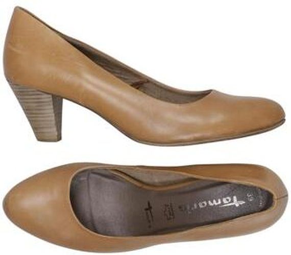 Damen Pumps, braun, Gr. EU 39, Leder - Second Hand - Tamaris - Modalova