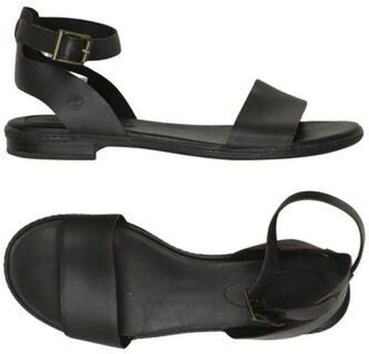 Damen Sandale, schwarz, Gr. EU 39, Leder - Second Hand - Timberland - Modalova