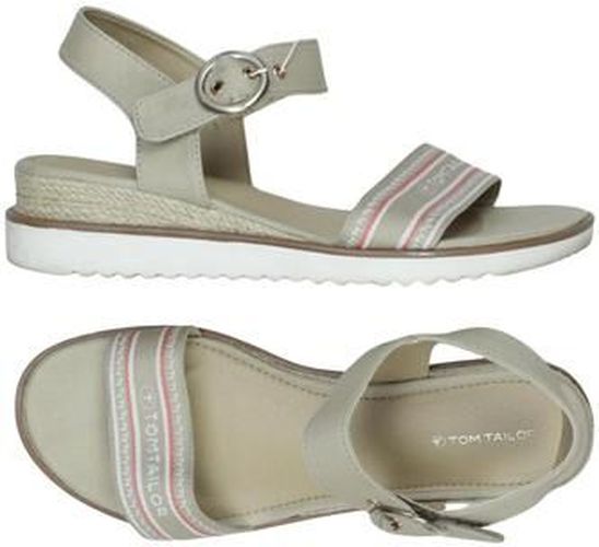 Damen Sandale, beige, Gr. EU 42 - Second Hand - Tom tailor - Modalova