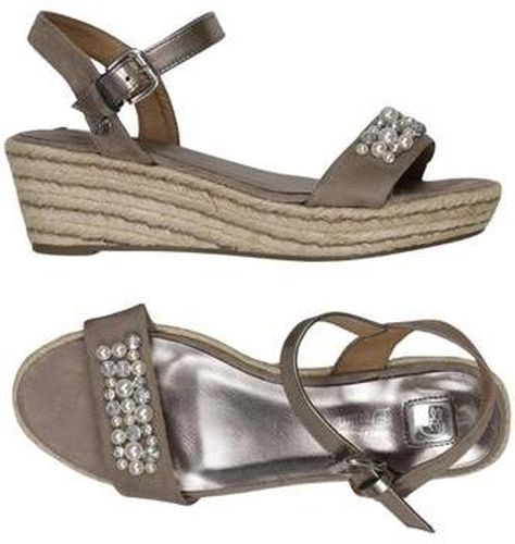 Damen Sandale, mehrfarbig, Gr. EU 38, Kunstleder - Second Hand - Tom Tailor Denim - Modalova