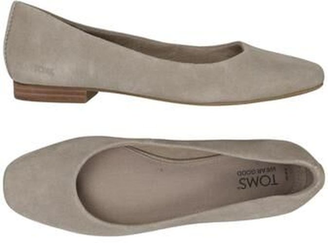 Damen Ballerinas, beige, Gr. EU 40 - Second Hand - TOMS - Modalova