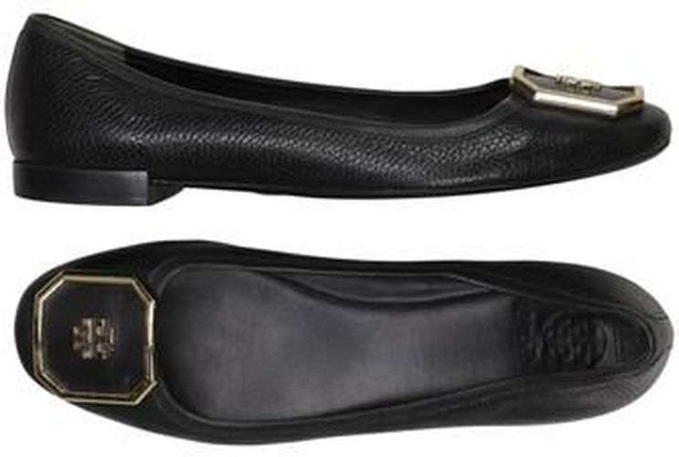 Damen Ballerinas, schwarz, Gr. EU 41 (US 9.5), Leder - Second Hand - Tory burch - Modalova