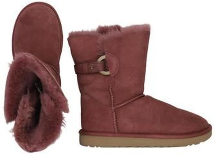 Damen Stiefel, bordeaux, Gr. EU 36, Leder - Second Hand - Ugg - Modalova