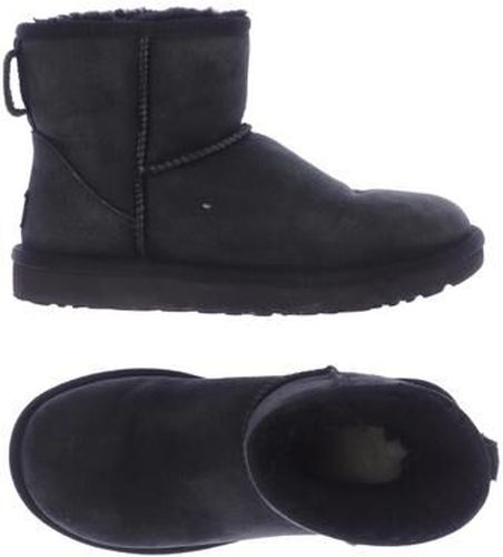 Damen Stiefelette, schwarz, Gr. EU 37, Leder - Second Hand - Ugg - Modalova