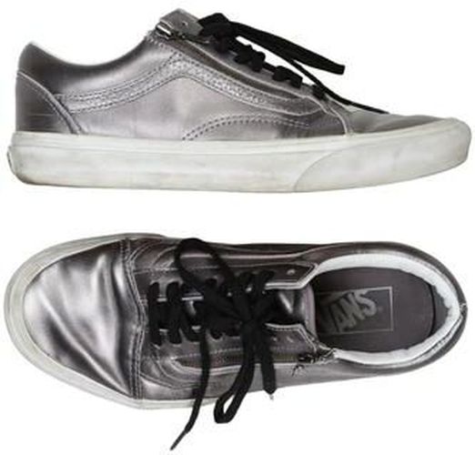 Damen Sneakers, silber, Gr. EU 38.5, Leder - Second Hand - Vans - Modalova