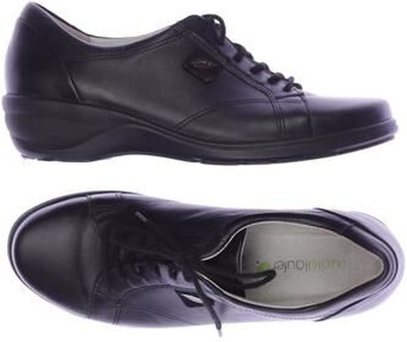 Damen Halbschuh, schwarz, Gr. EU 38 (UK 5), Leder - Second Hand - Waldläufer - Modalova