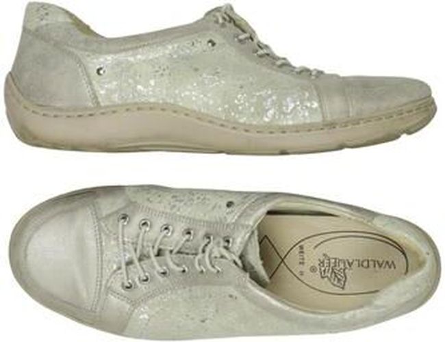 Damen Halbschuh, hellgrün, Gr. EU 37 (UK 4), Leder - Second Hand - Waldläufer - Modalova