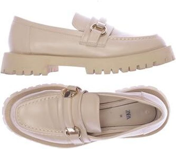 Damen Halbschuh, beige, Gr. EU 36 - Second Hand - Zara - Modalova
