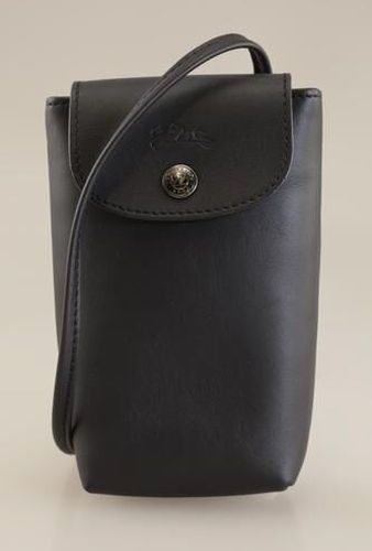 Damen Handtasche, schwarz, Leder - Second Hand - Longchamp - Modalova