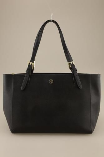 Damen Handtasche, schwarz, Leder - Second Hand - Tory burch - Modalova