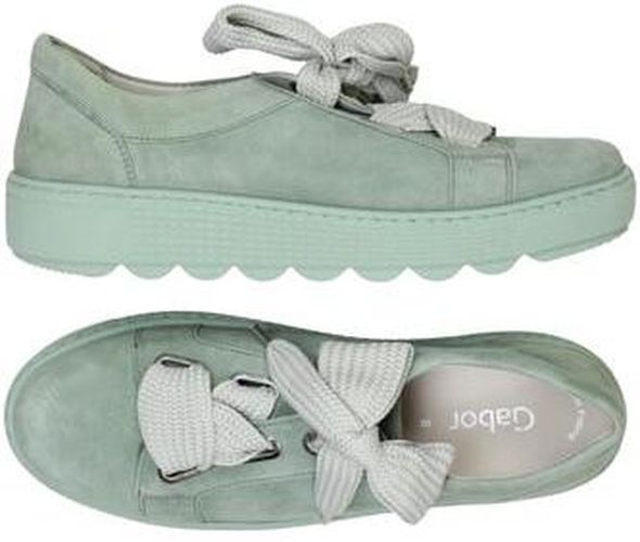 Damen Sneakers, hellgrün, Gr. EU 41.5 (UK 8), Leder - Second Hand - Gabor - Modalova