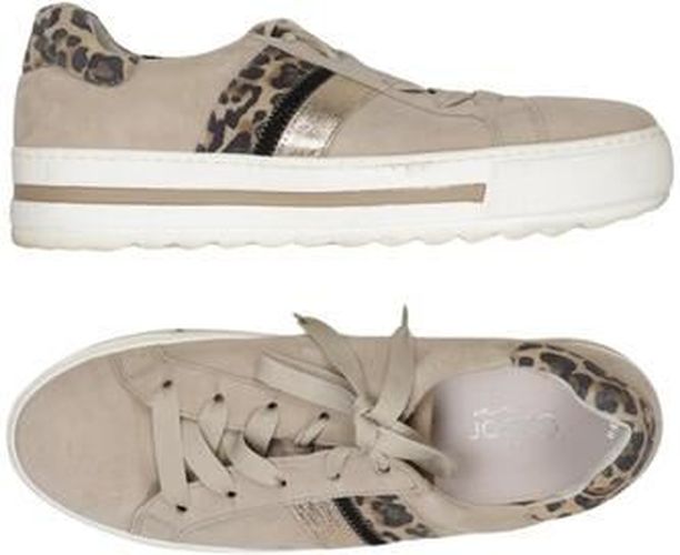 Damen Sneakers, beige, Gr. EU 41.5 (UK 8), Leder - Second Hand - Gabor - Modalova