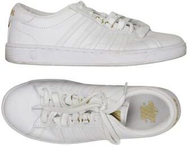 Damen Sneakers, weiß, Gr. EU 40, Leder - Second Hand - K Swiss - Modalova